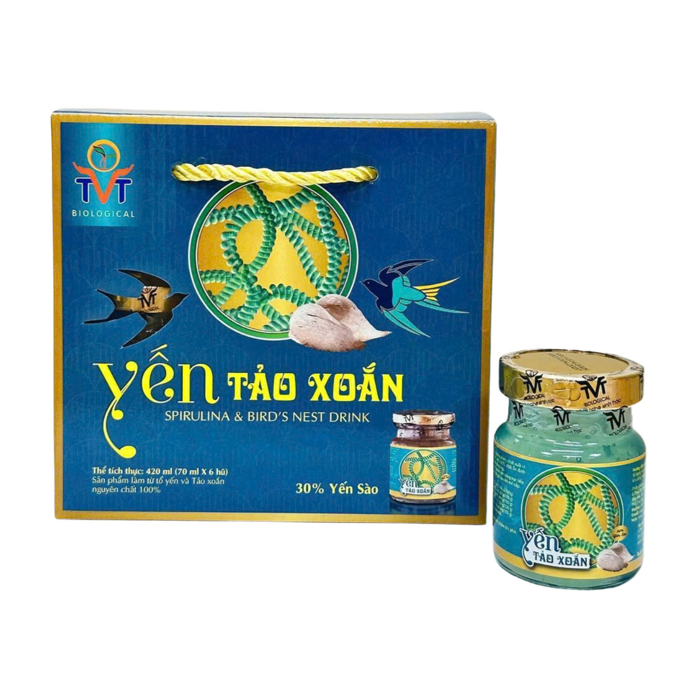 YẾN TẢO XOẮN SPIRULINA  TVT
